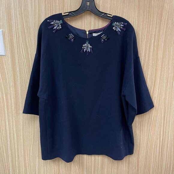 New Boden Navy Top Size 16 - Picture 1 of 6